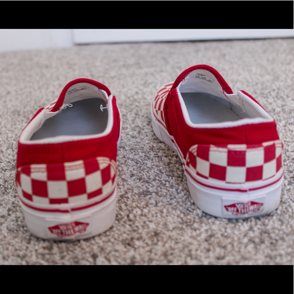 Red Vans - Picture 3 of 3